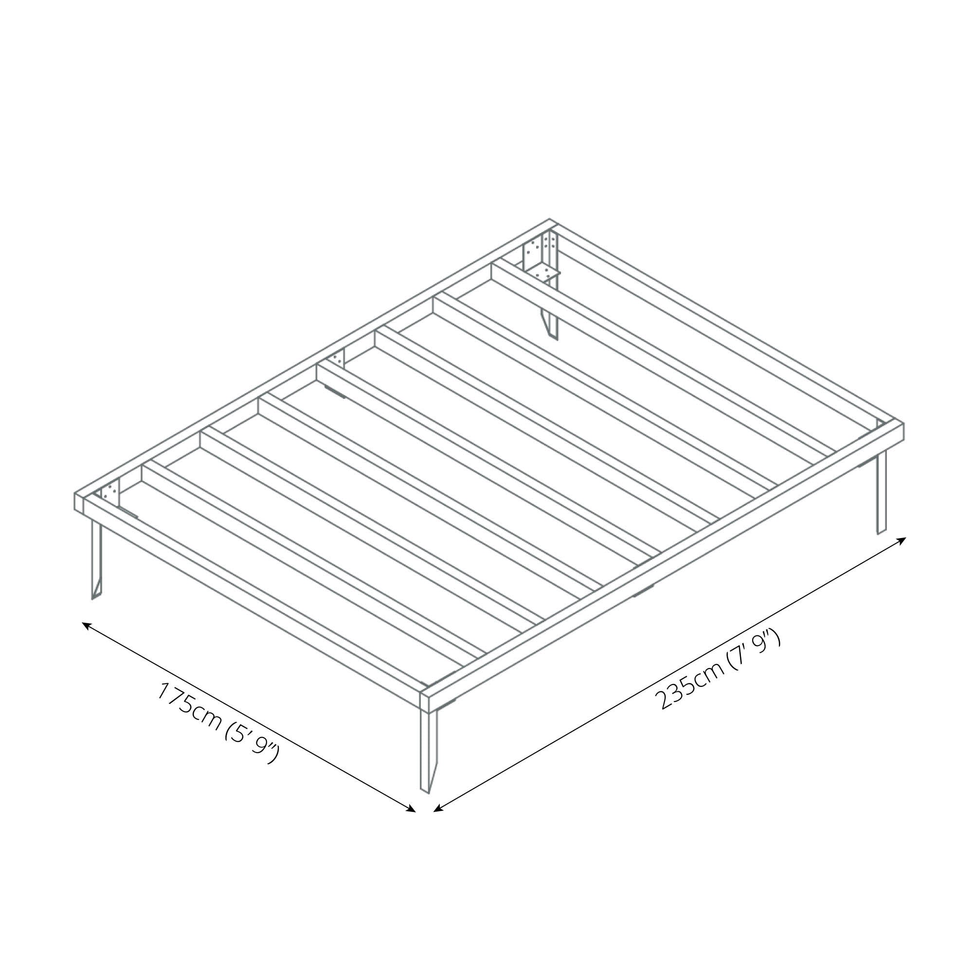 8 x 6 Wooden Base