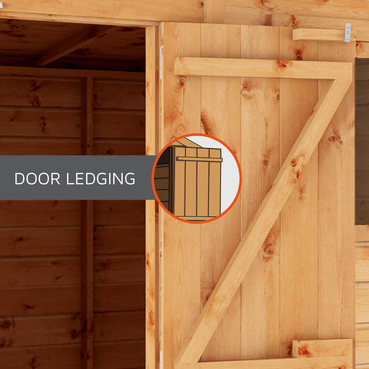 Refurbished 6 x 4 Shiplap Apex Windowless Wooden Shed