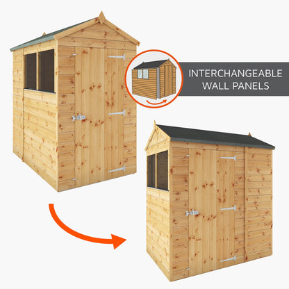 Refurbished 14 x 10 Premium Shiplap Apex Workshop