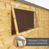12 x 8 Premium Shiplap Pent Shed
