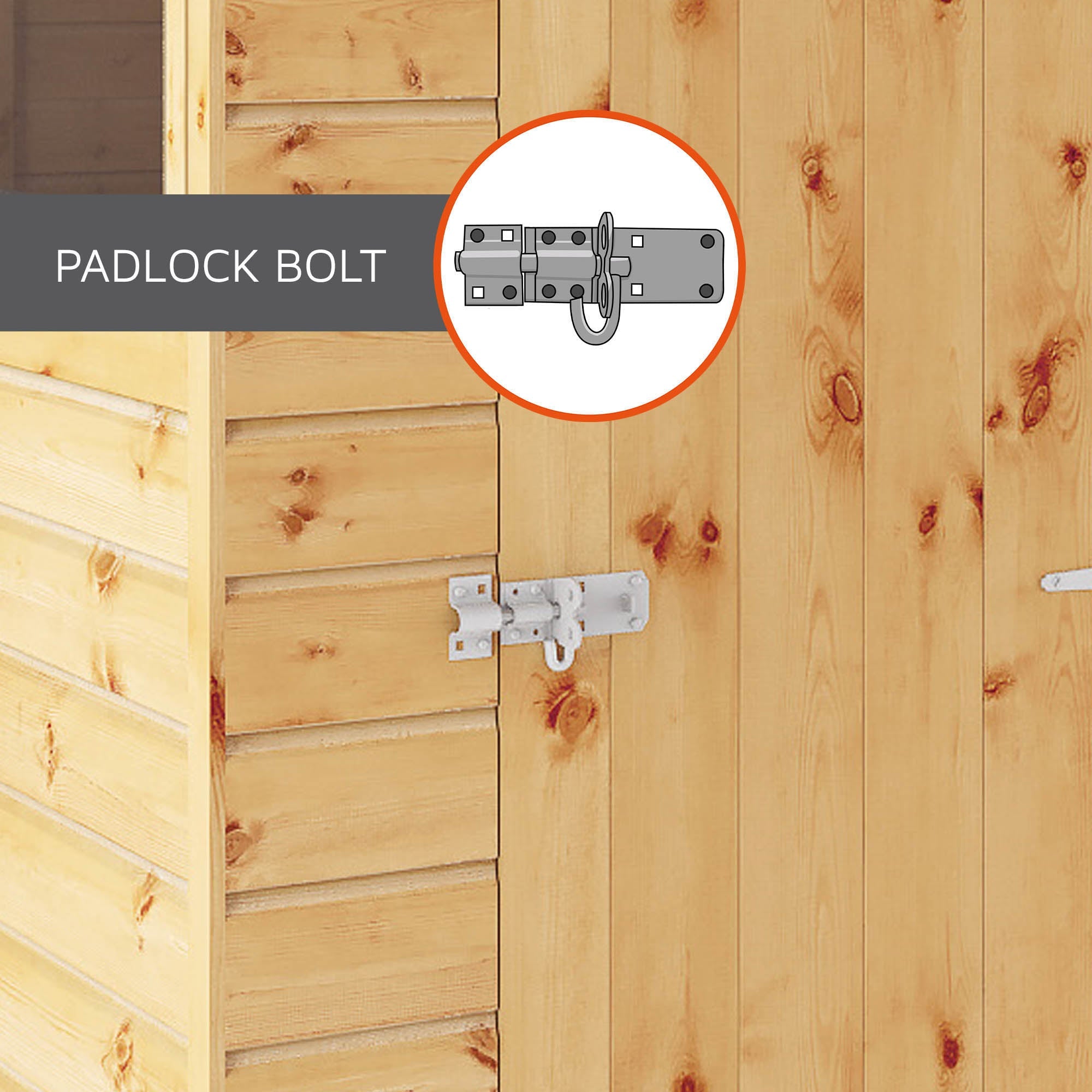 Refurbished 8 x 6 Shiplap Apex Windowless Wooden Shed