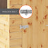 10 x 6 Overlap Single Door Reverse Apex Wooden Shed
