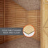 10 x 6 Overlap Single Door Reverse Apex Wooden Shed
