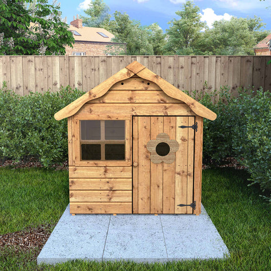 4 x 4 Snug Wooden Playhouse