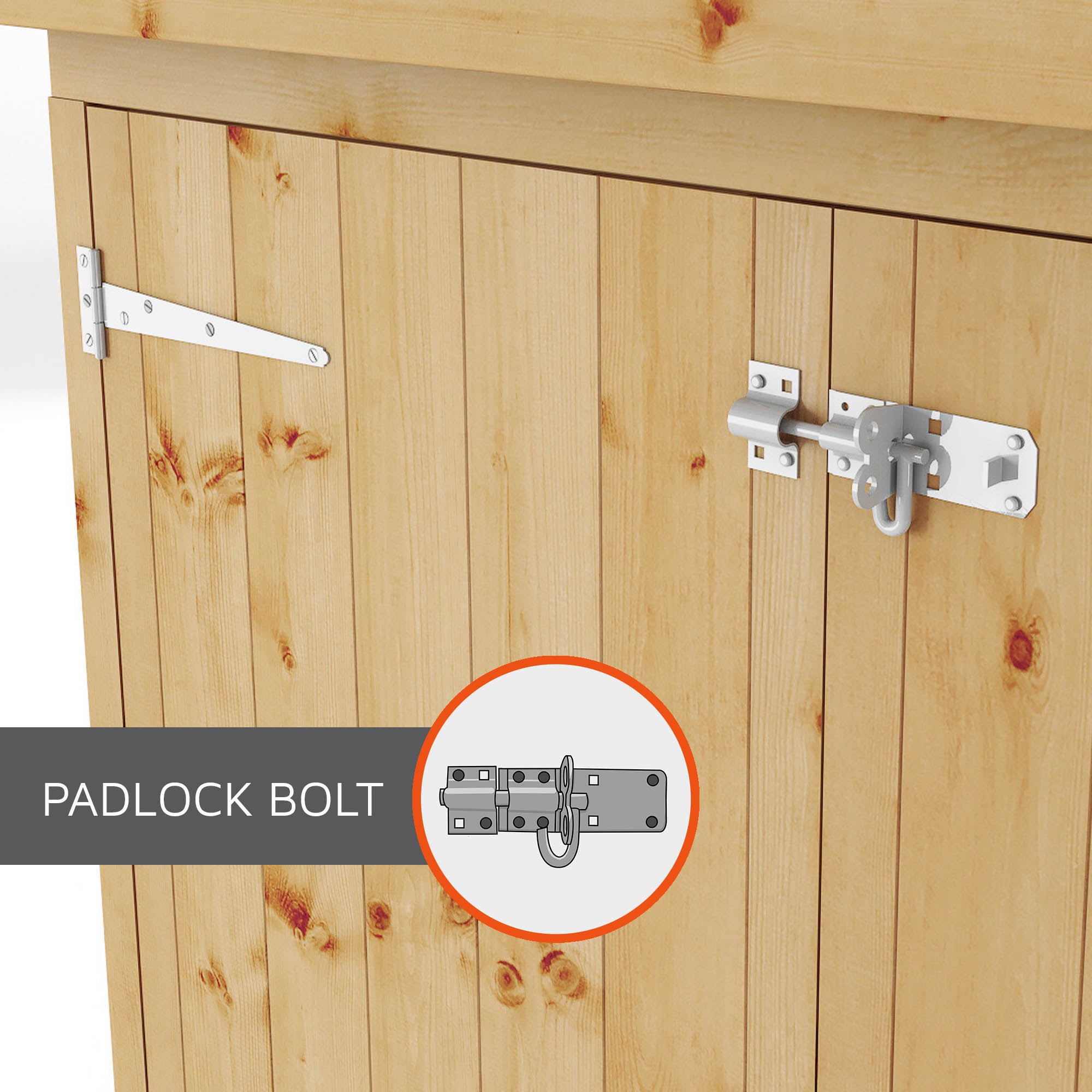 Refurbished 6 x 2'6 Tongue & Groove Pent Storage