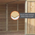 7 x 3 Overlap Double Door Apex Wooden Bike Shed
