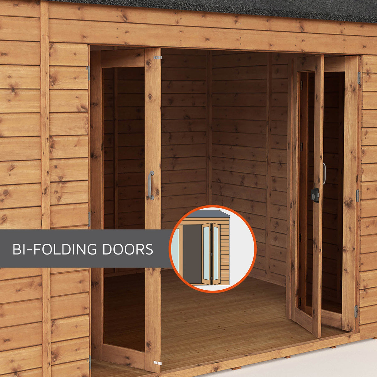 Refurbished 10 x 8 Vermont Wooden Summerhouse