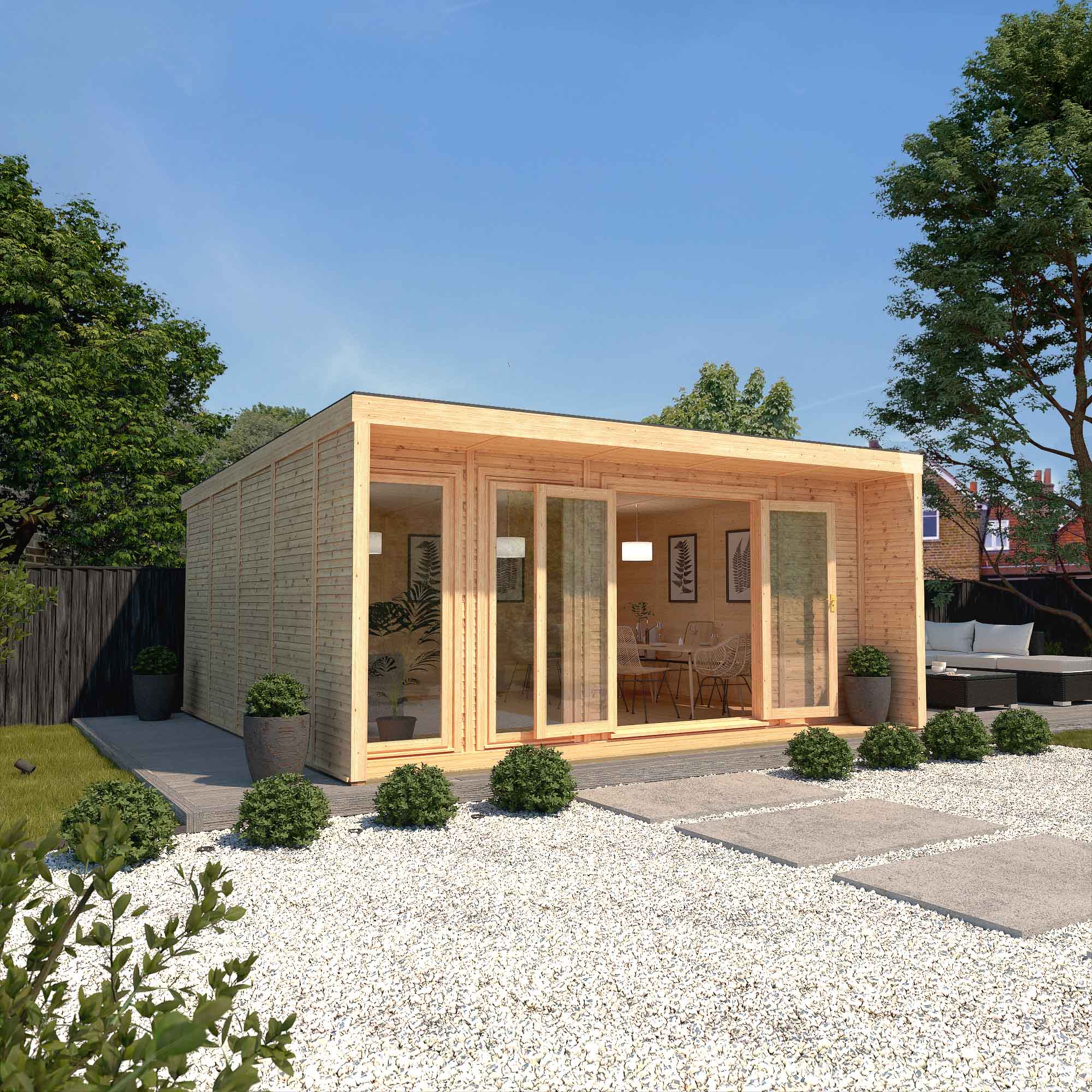 The Creswell 5m x 4m Premium Insulated Garden Room