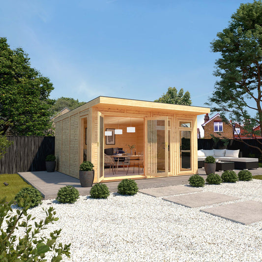 The Edwinstowe 4m x 4m Premium Insulated Garden Room