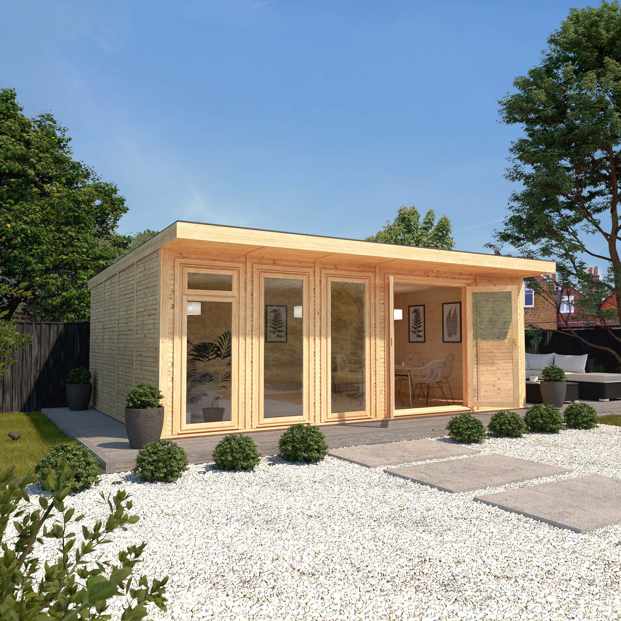 The Edwinstowe 6m x 4m Premium Insulated Garden Room