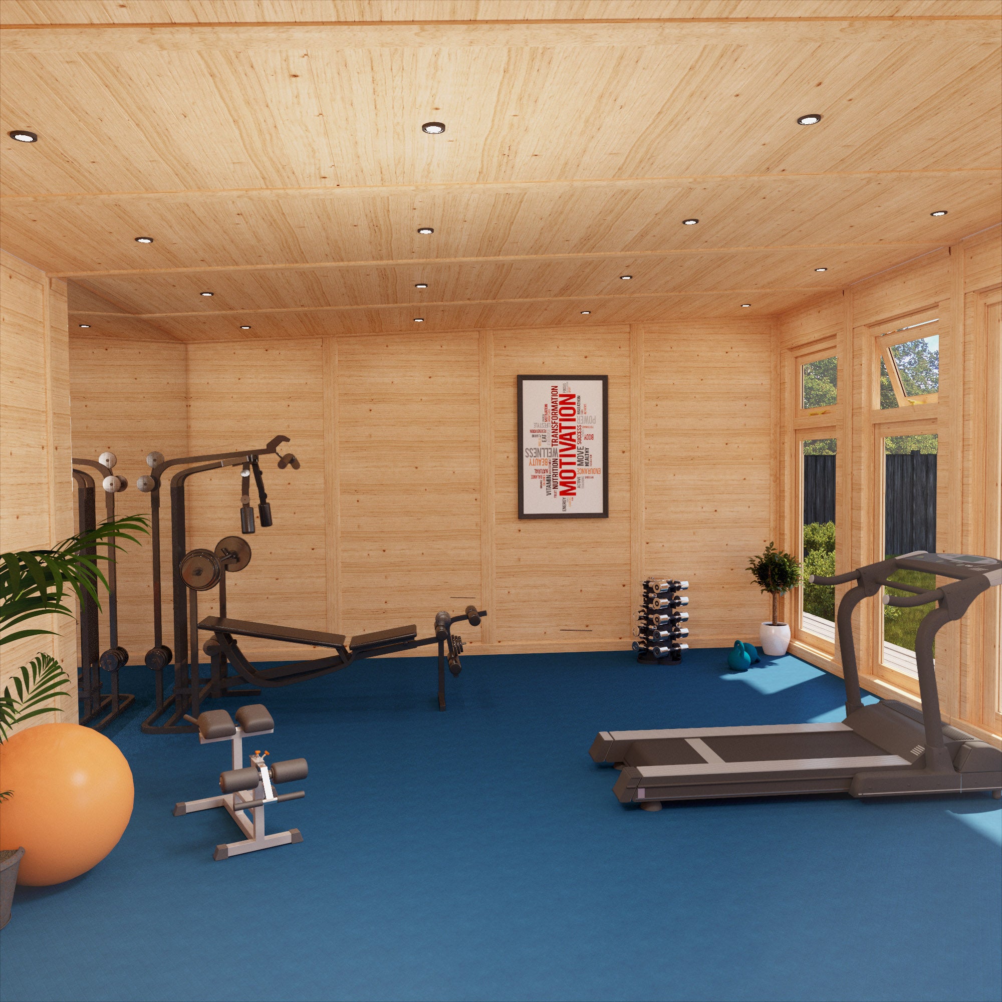 The Edwinstowe 6m x 4m Premium Insulated Garden Room Waltons