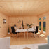 The Edwinstowe 6m x 4m Premium Insulated Garden Room

