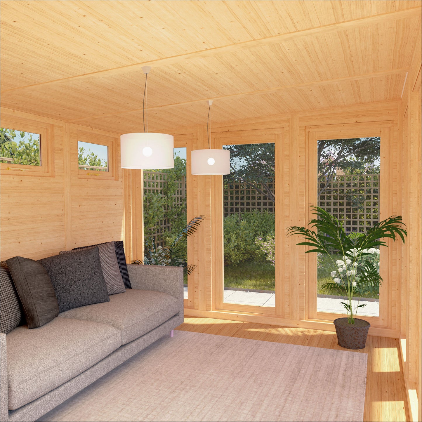 The Harlow 5m x 4m Premium Insulated Garden Room