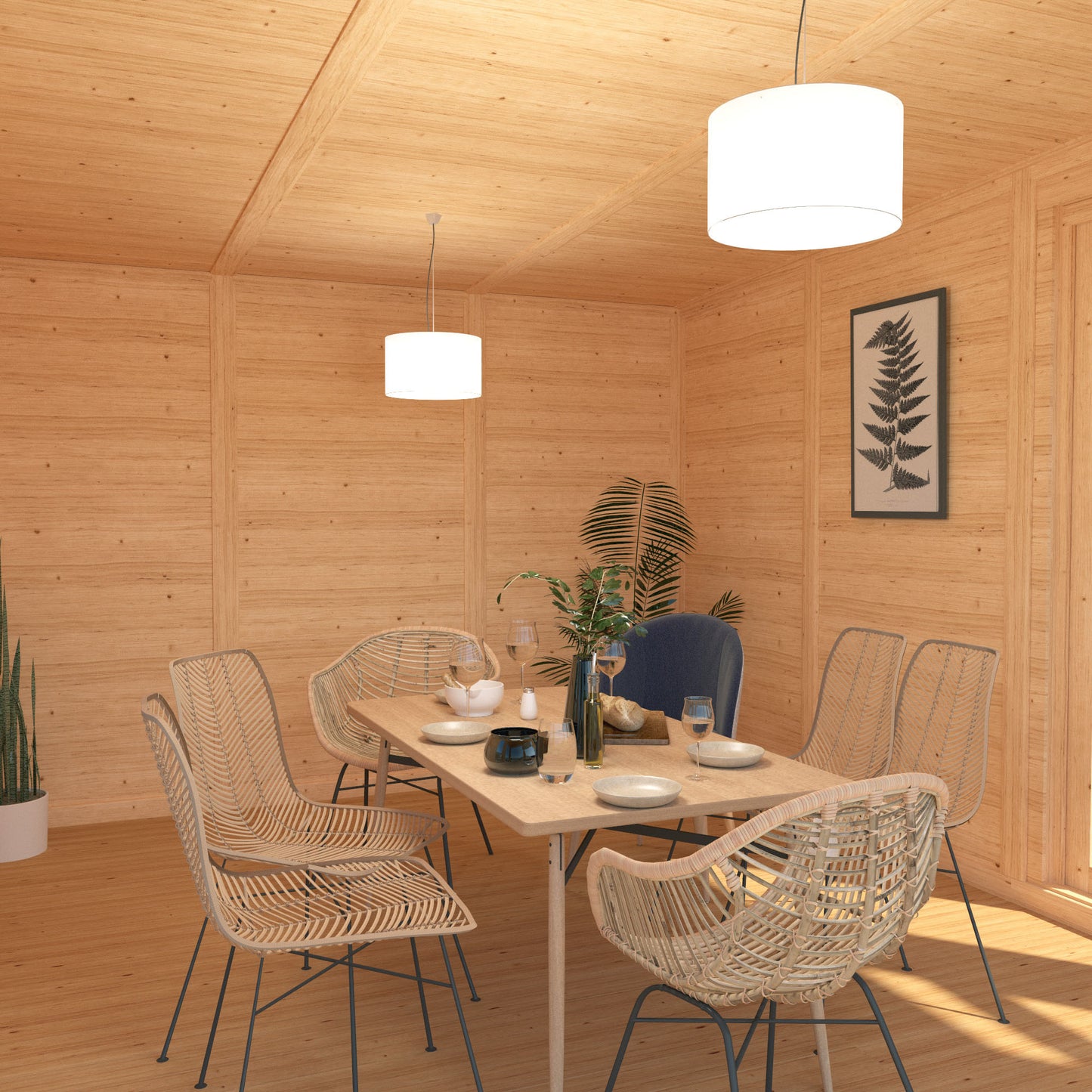 The Harlow 5m x 4m Premium Insulated Garden Room