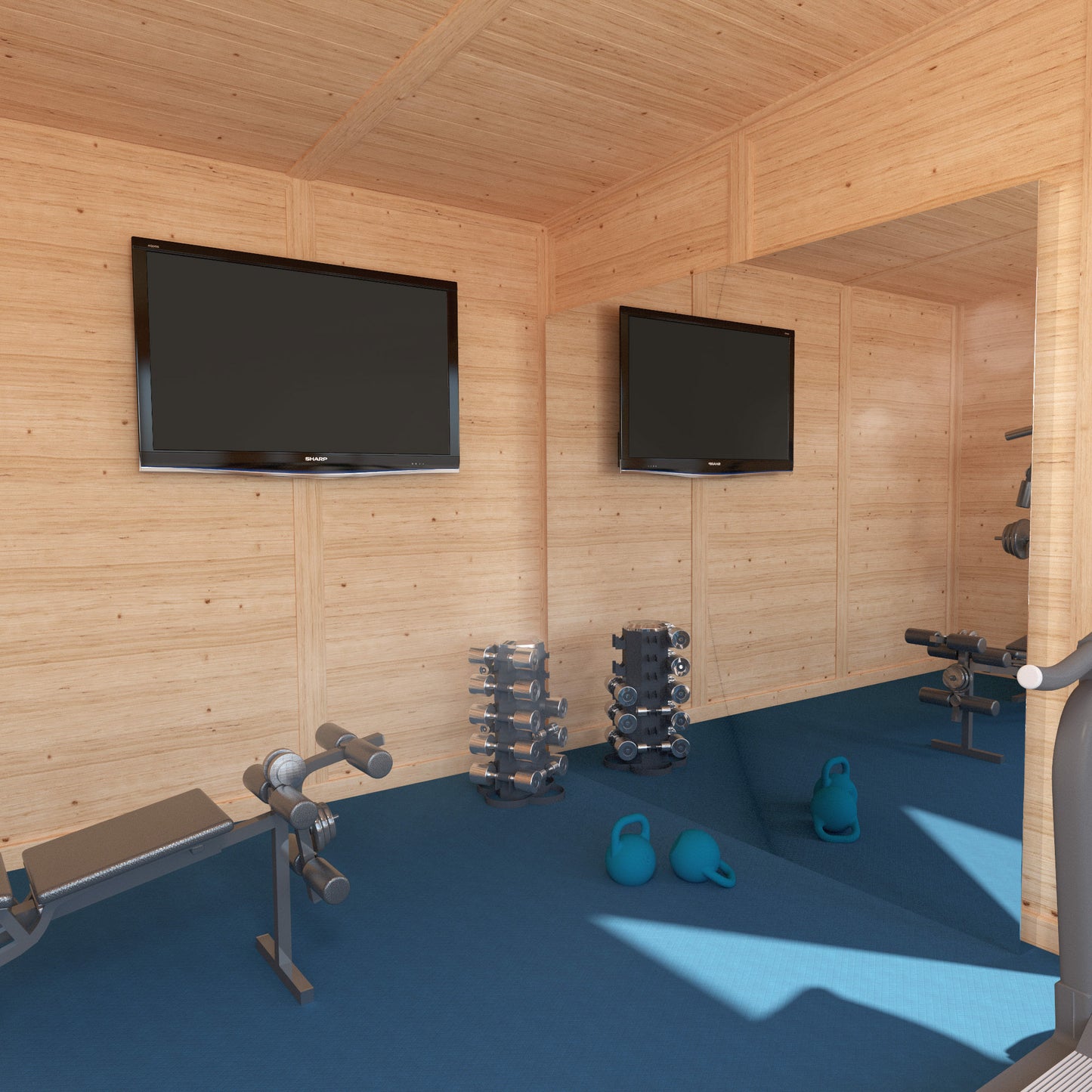 The Harlow 5m x 4m Premium Insulated Garden Room