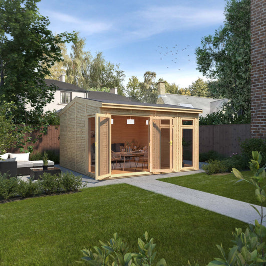 The Rufford 4m x 4m Premium Insulated Garden Room