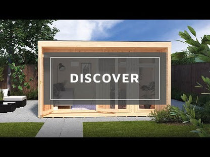 The Creswell 4m x 4m Premium Insulated Garden Room